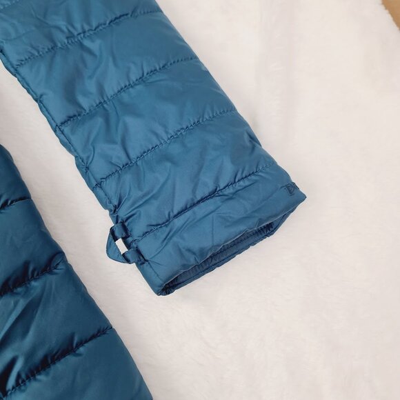 Patagonia Women's Teal Blue Stormdrift Puffer Liner Coat Quilted Parka Jacket M - Picture 5 of 11
